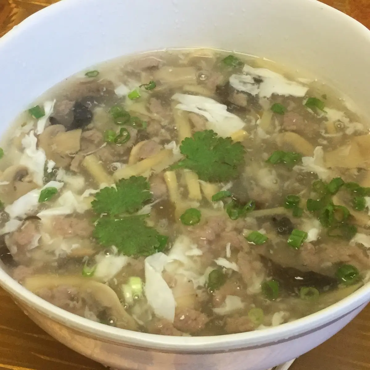 west lake beef soup 西湖牛肉羹